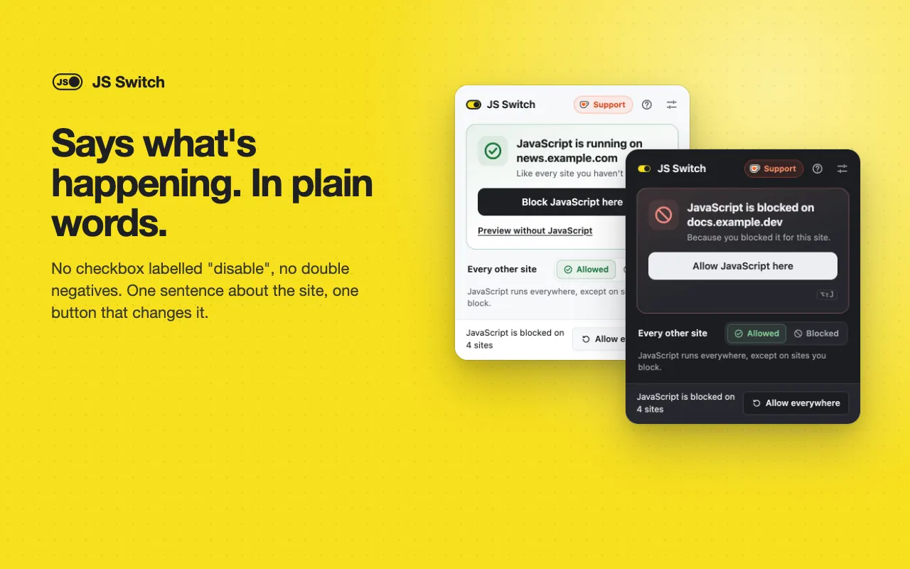 JS Switch screenshot 2