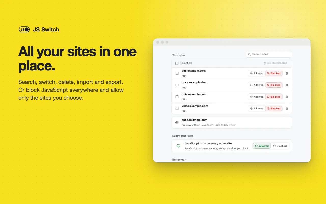 JS Switch screenshot 4