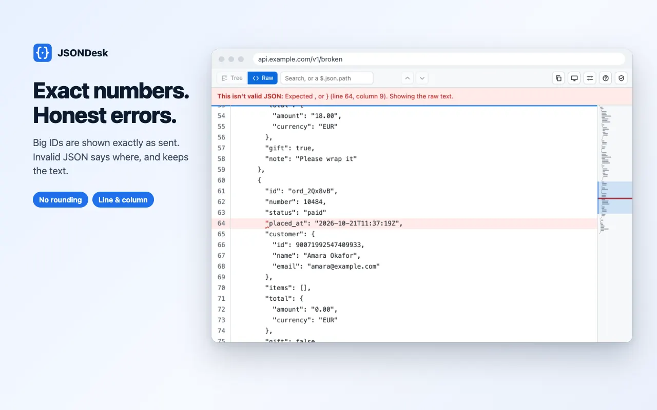 JSONDesk screenshot 4