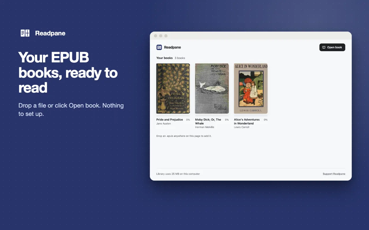 Readpane screenshot 1