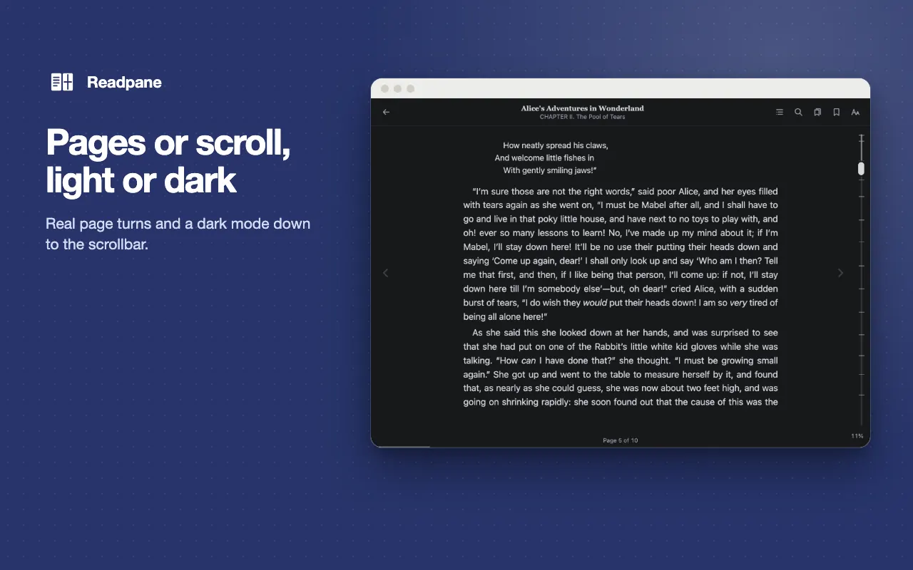 Readpane screenshot 4